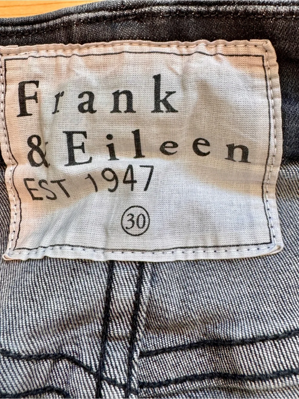 Frank & Eileen SLIGO 1991 Jeans WashItalian Denim High Rise Skinny